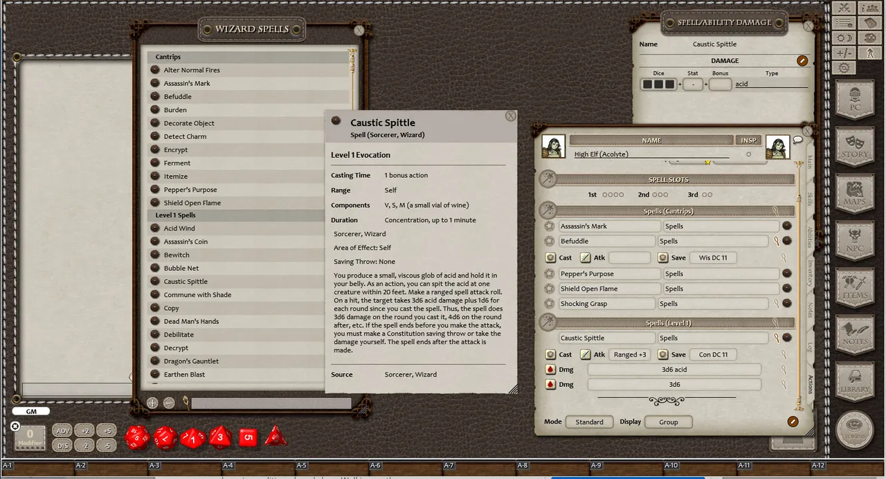 Fantasy Grounds - 5E: Book of Lost Spells (Fifth Edition) Screenshot 0