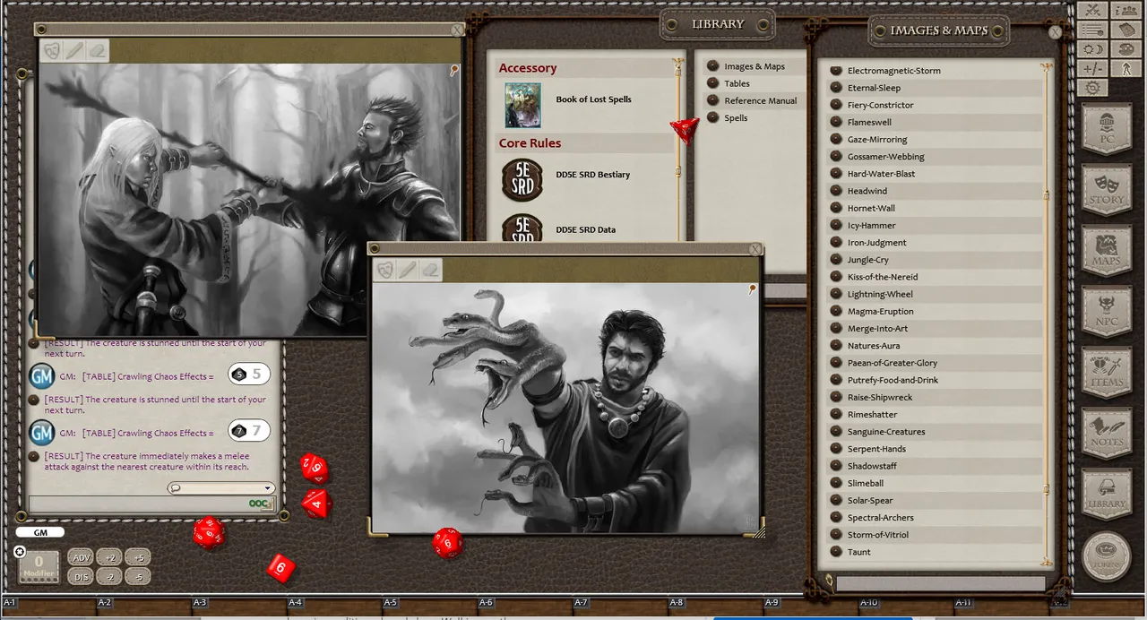 Fantasy Grounds - 5E: Book of Lost Spells (Fifth Edition) Screenshot 3