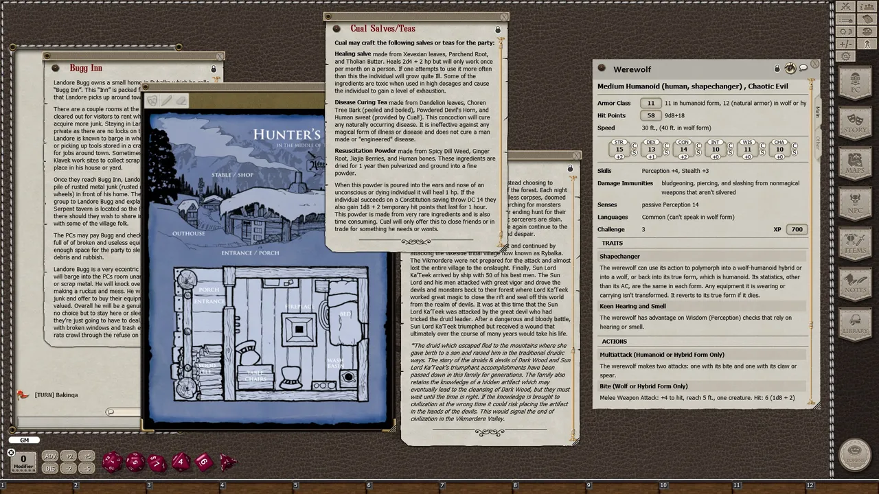 Fantasy Grounds - 5E: Devil of Dark Wood Screenshot 3
