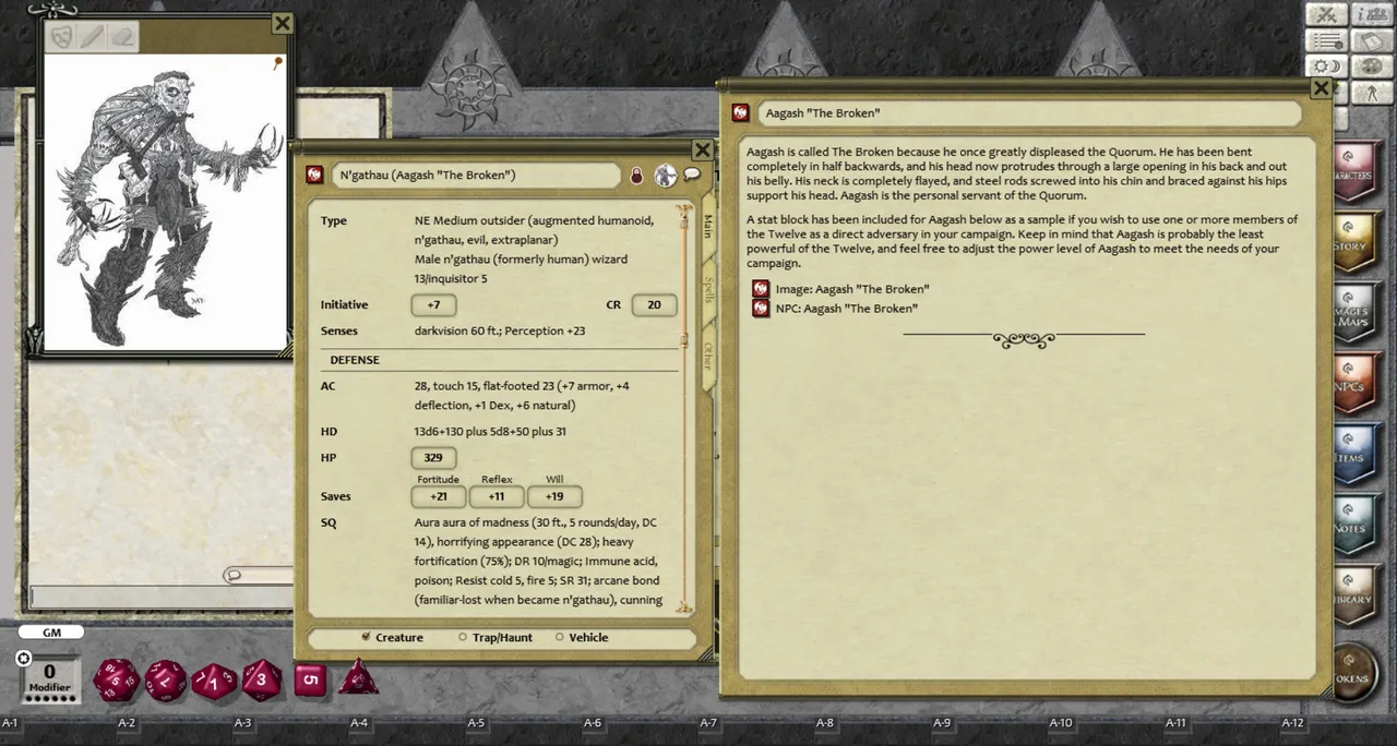 Fantasy Grounds - Tome of Horrors Complete - PFRPG Screenshot 2