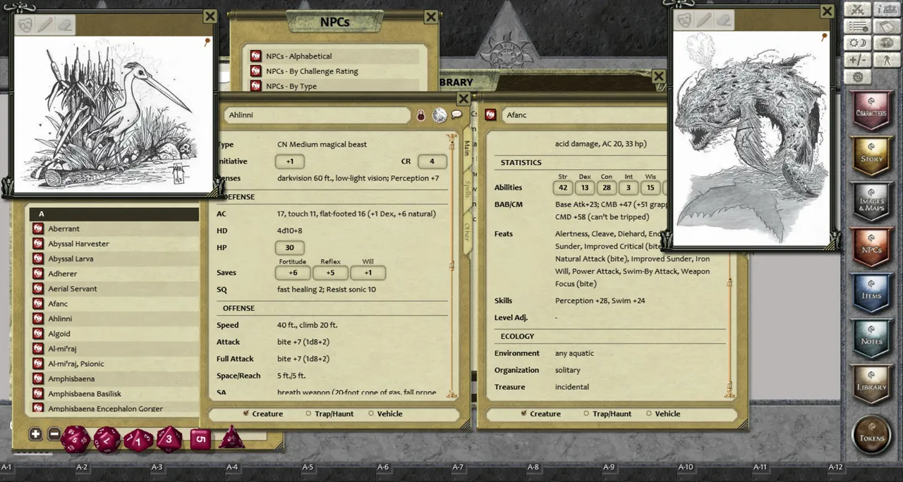 Fantasy Grounds - Tome of Horrors Complete - PFRPG Screenshot 0