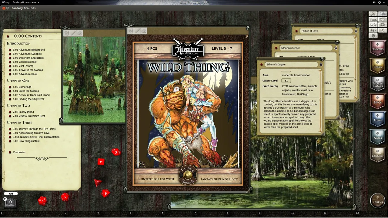 Fantasy Grounds - Wild Thing - PFRPG Screenshot 2