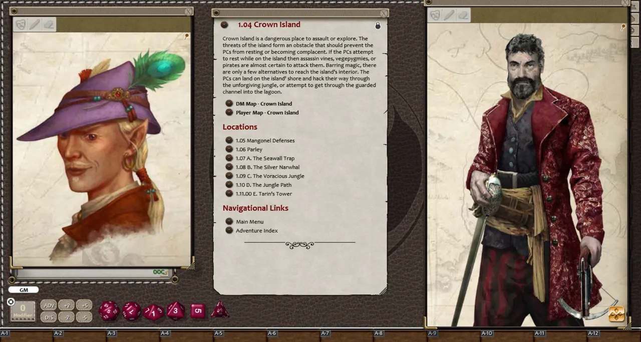 Fantasy Grounds - 5E: Tarin's Crown Screenshot 3