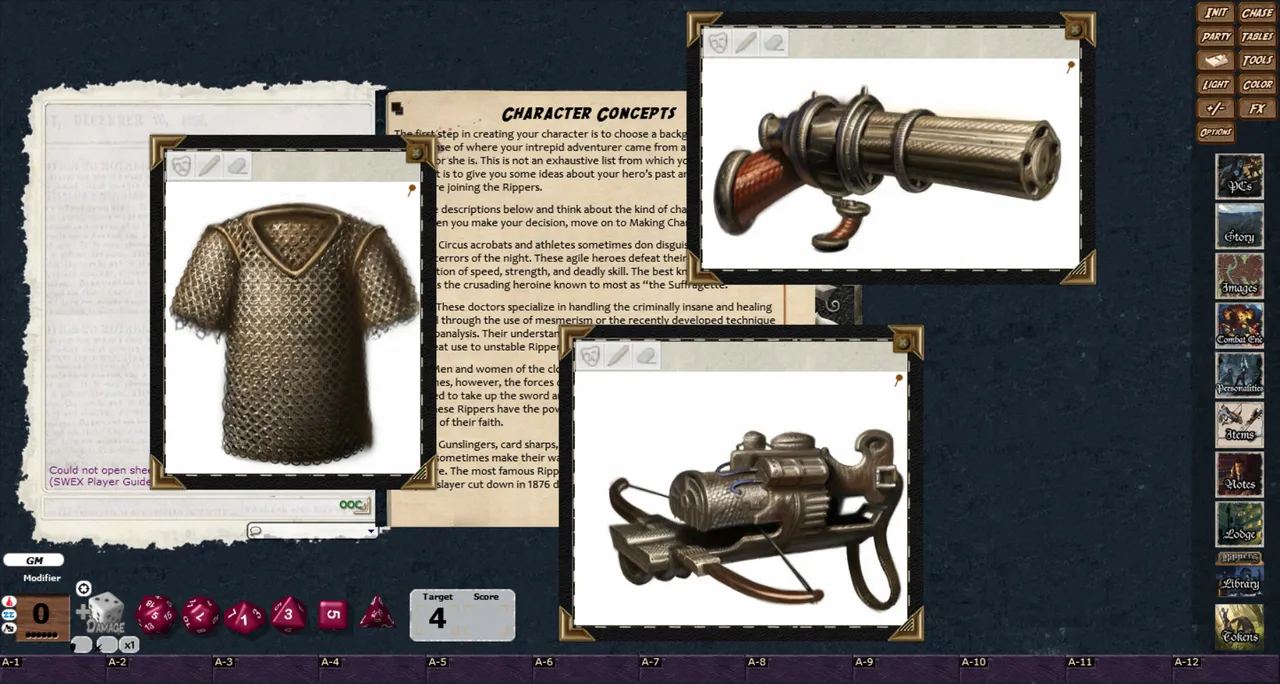 Fantasy Grounds - Savage Worlds - Rippers Resurrected: Player's Guide Screenshot 0