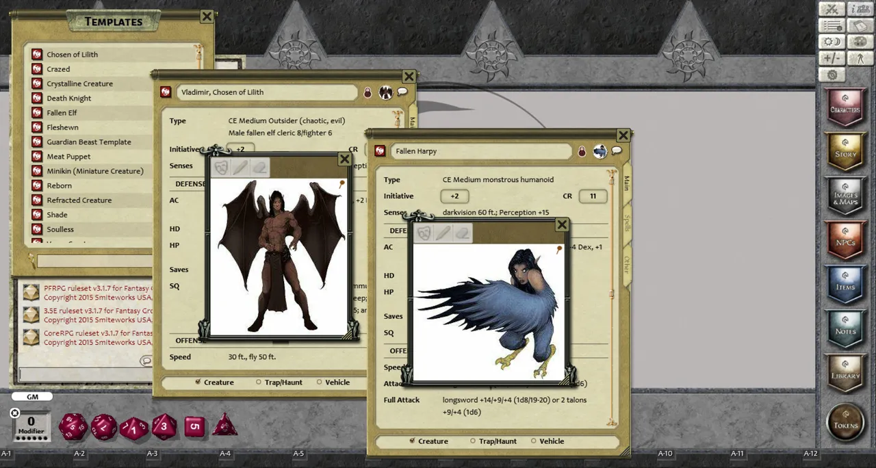 Fantasy Grounds - Tome of Horrors 4 - PFRPG Screenshot 2