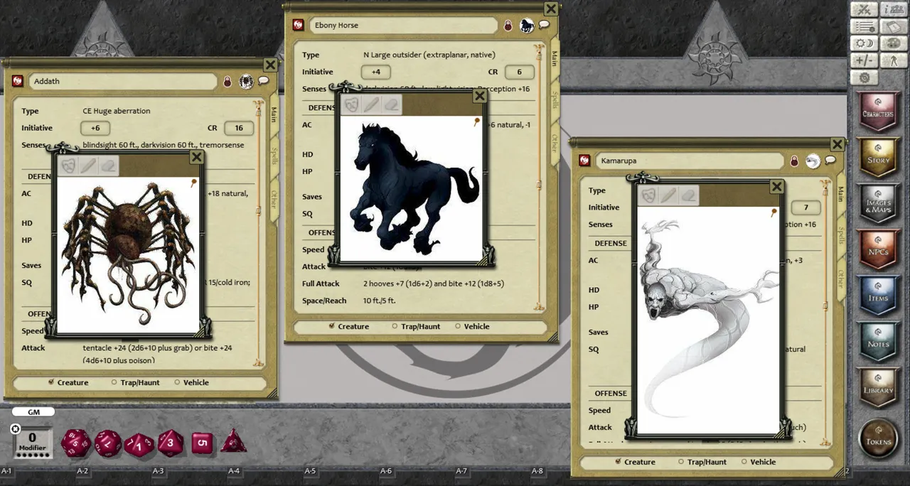 Fantasy Grounds - Tome of Horrors 4 - PFRPG Screenshot 0