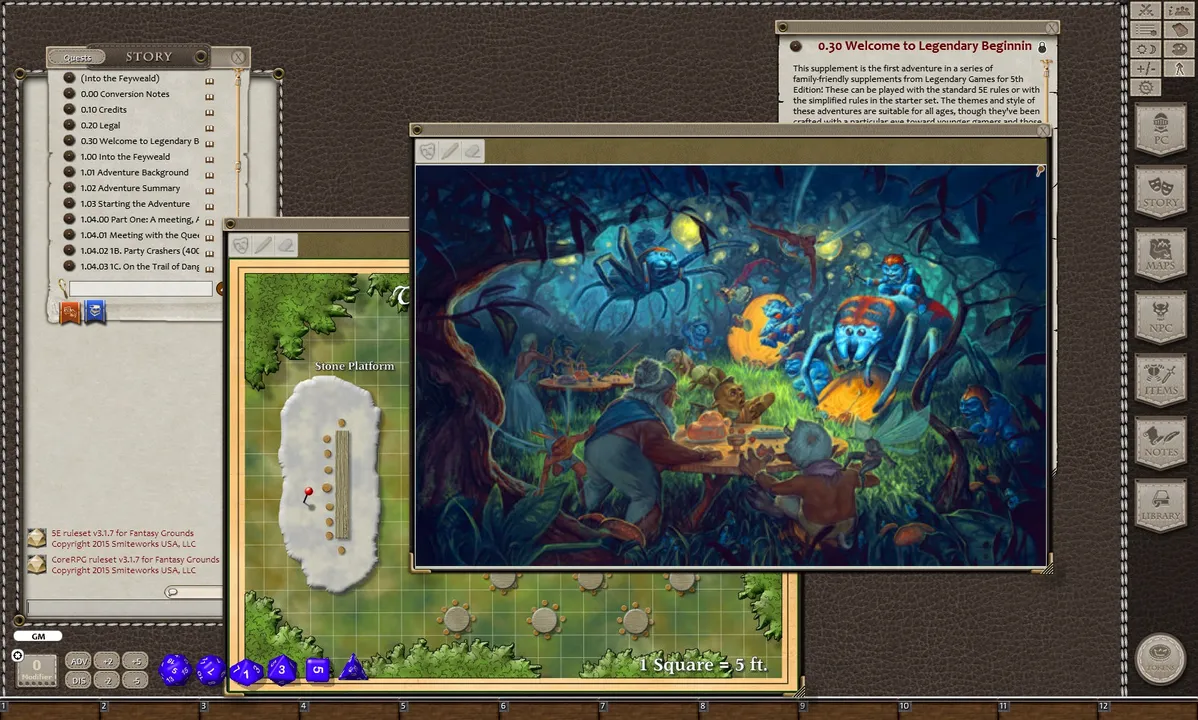 Fantasy Grounds - 5E: Into the Feyweald Screenshot 2