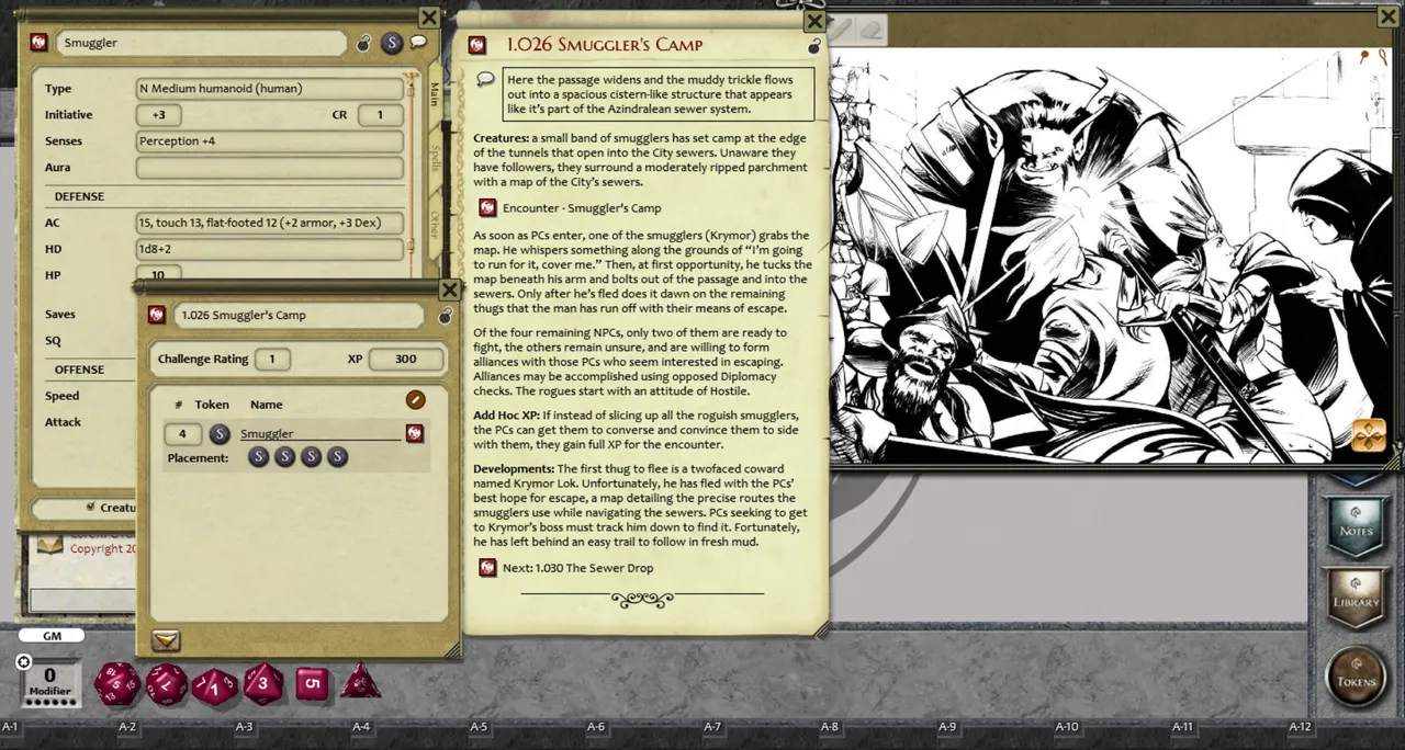 Fantasy Grounds - The Sinking: Complete Serial - PFRPG Screenshot 1