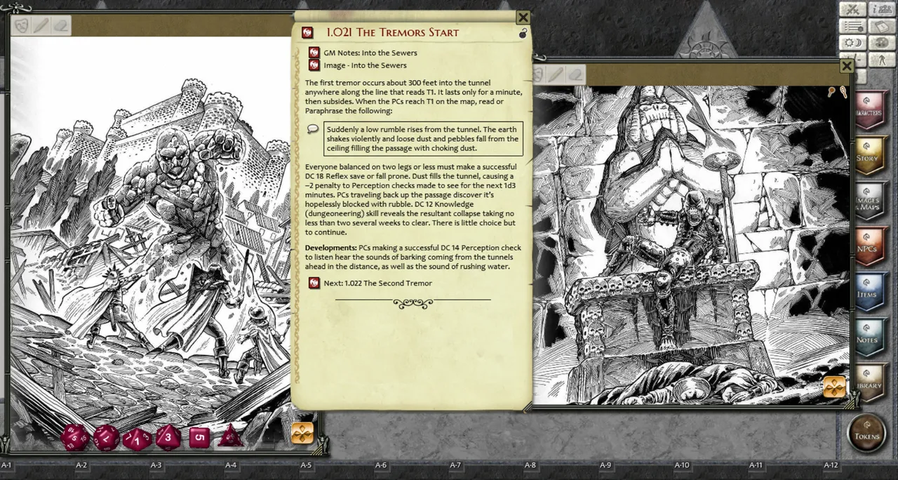 Fantasy Grounds - The Sinking: Complete Serial - PFRPG Screenshot 3