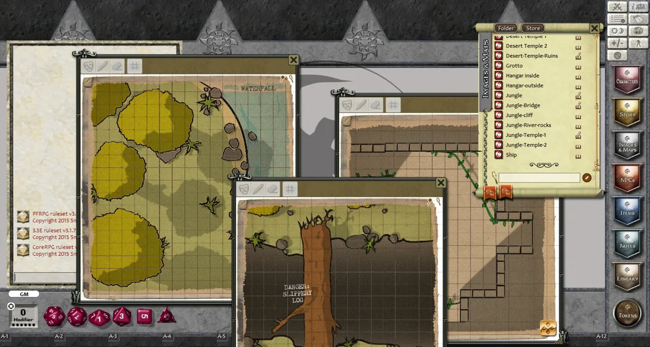 Fantasy Grounds - Pulp Themed Maps Screenshot 1