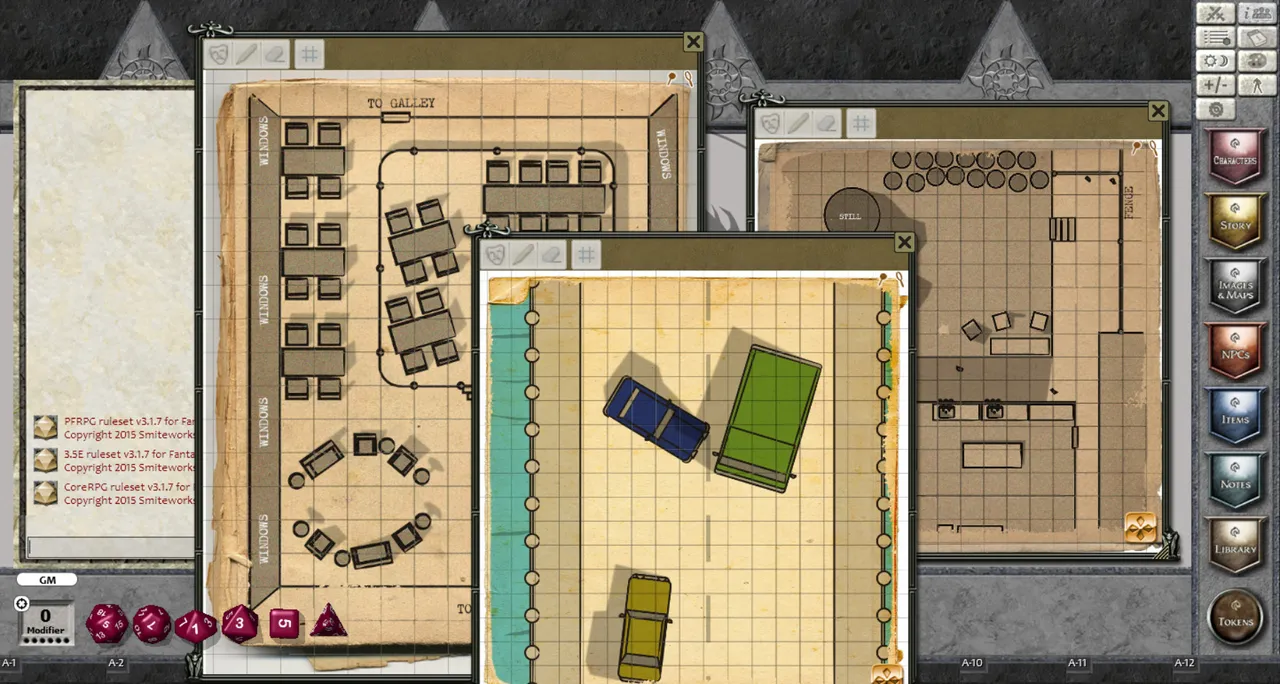 Fantasy Grounds - Pulp Themed Maps Screenshot 0