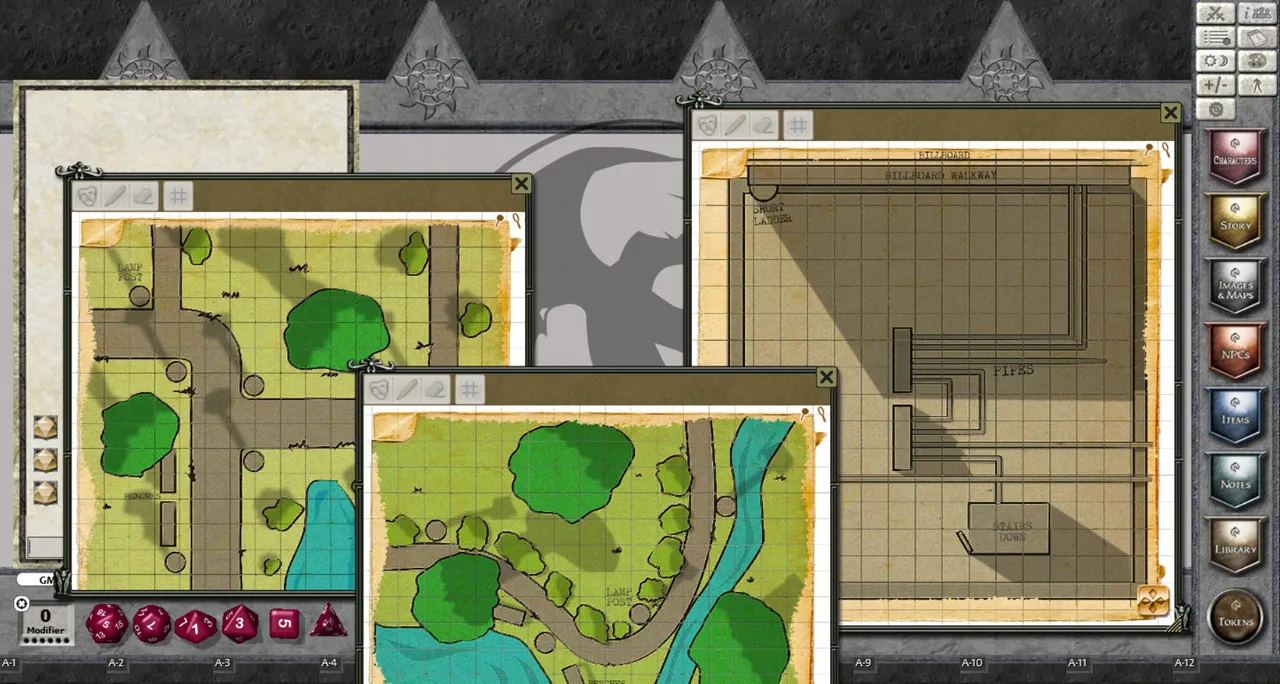 Fantasy Grounds - Pulp Themed Maps Screenshot 3