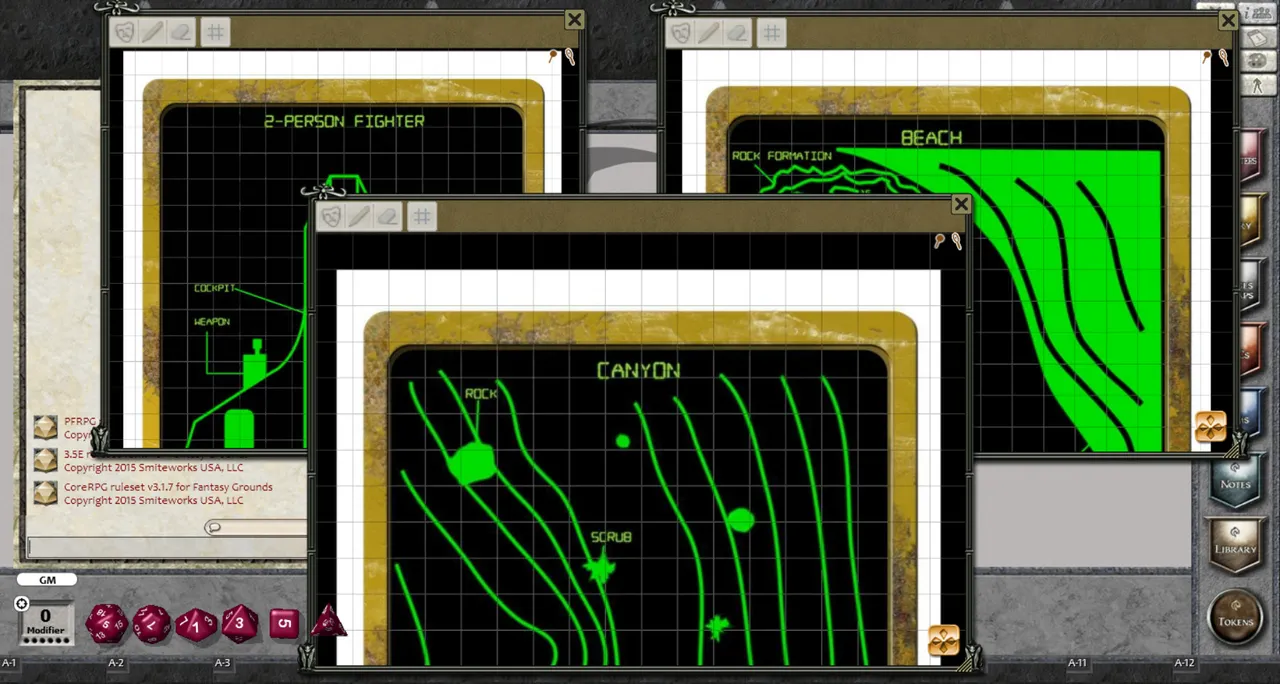 Fantasy Grounds - Sci-fi Themed Maps Screenshot 1
