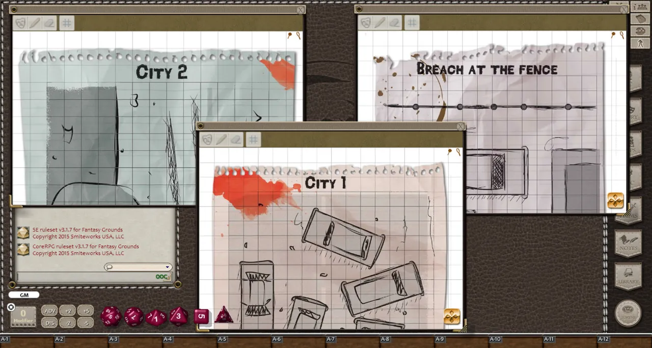 Fantasy Grounds - War of the Dead Chapter 2 Map Pack Screenshot 1