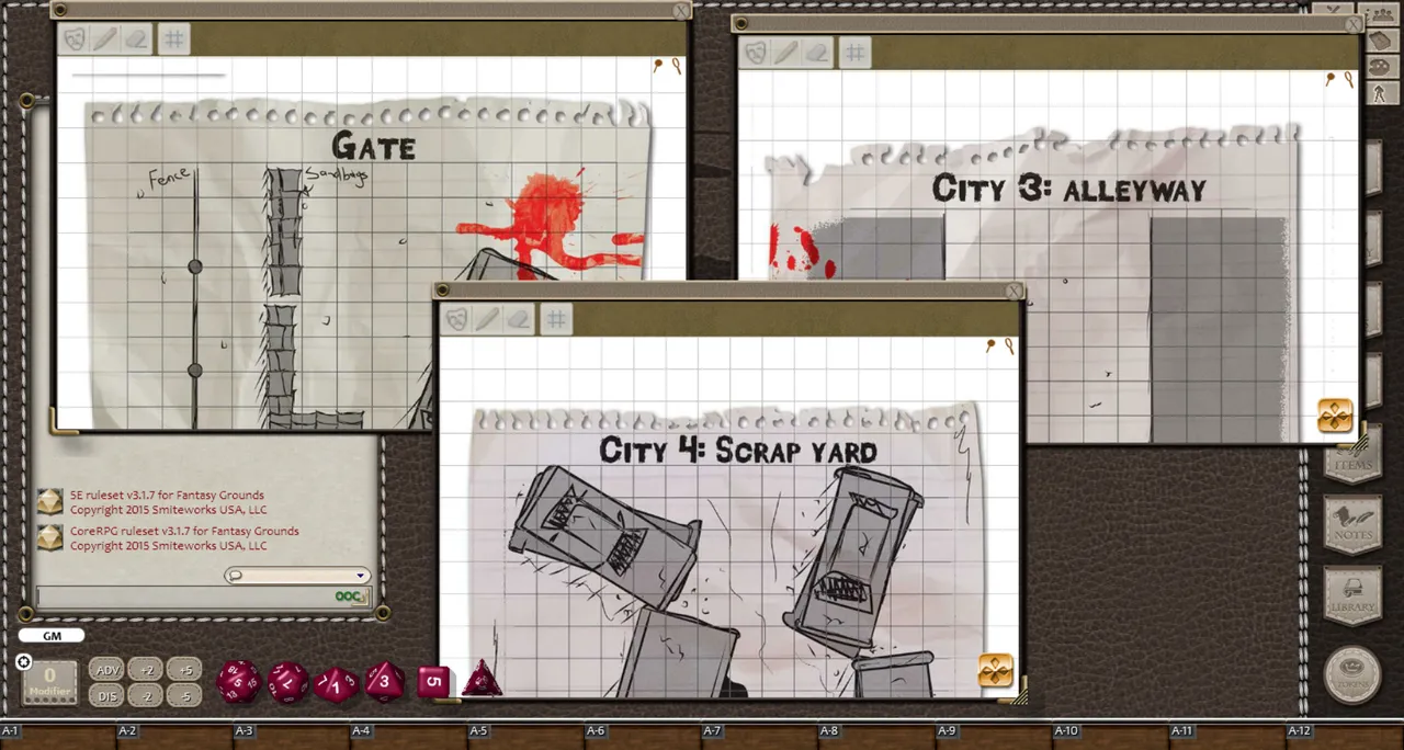 Fantasy Grounds - War of the Dead Chapter 2 Map Pack Screenshot 2