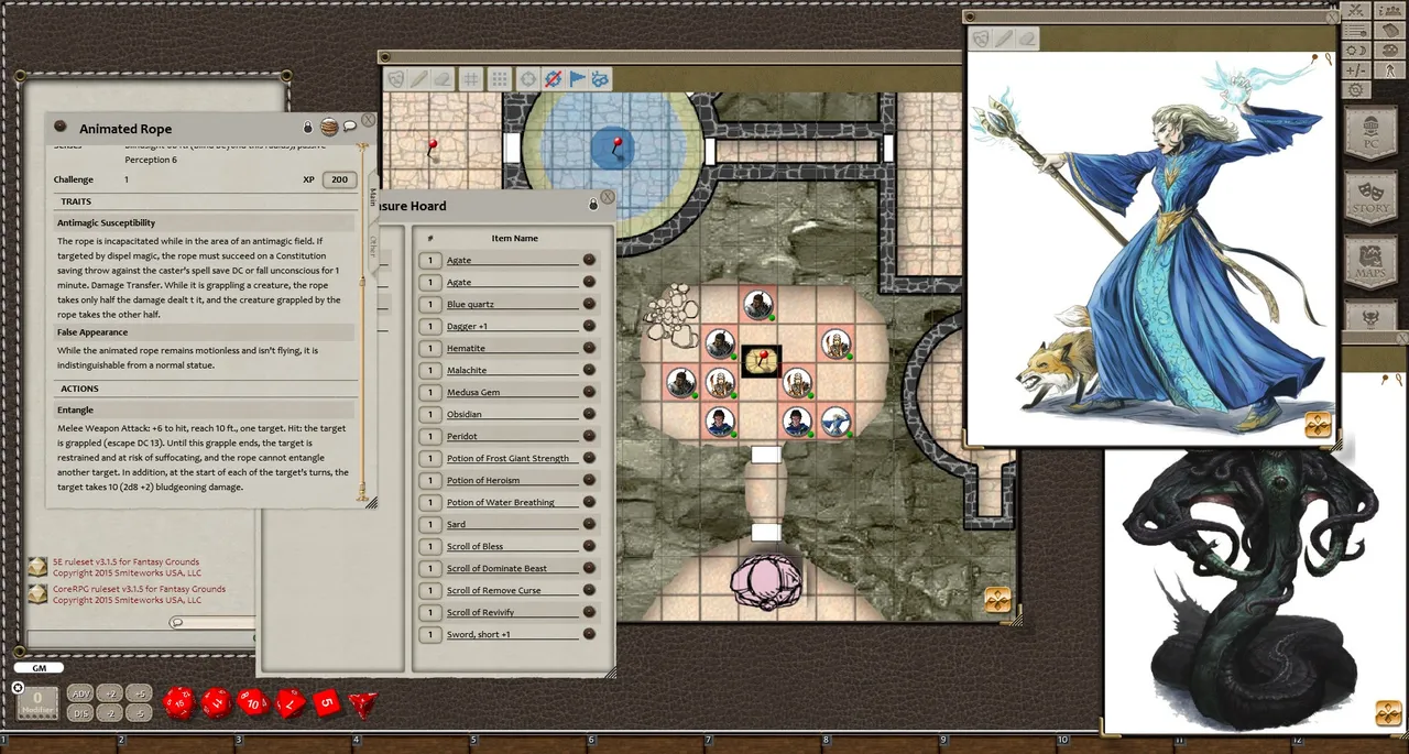 Fantasy Grounds - 5E: Alagoran's Gem Screenshot 1