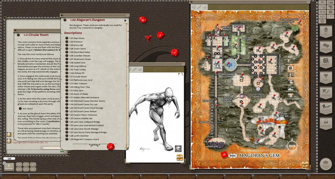 Fantasy Grounds - 5E: Alagoran's Gem Screenshot 3