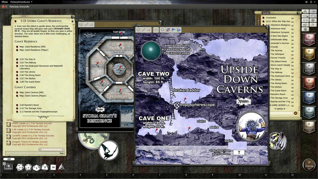 Fantasy Grounds - When the Ship Goes Down (PFRPG) Screenshot 3