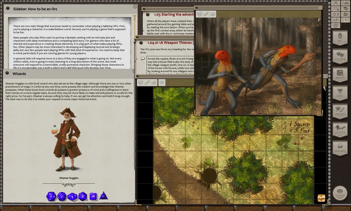 Fantasy Grounds - 5E: Legendary Beginnings: The Bandit's Cave Screenshot 3