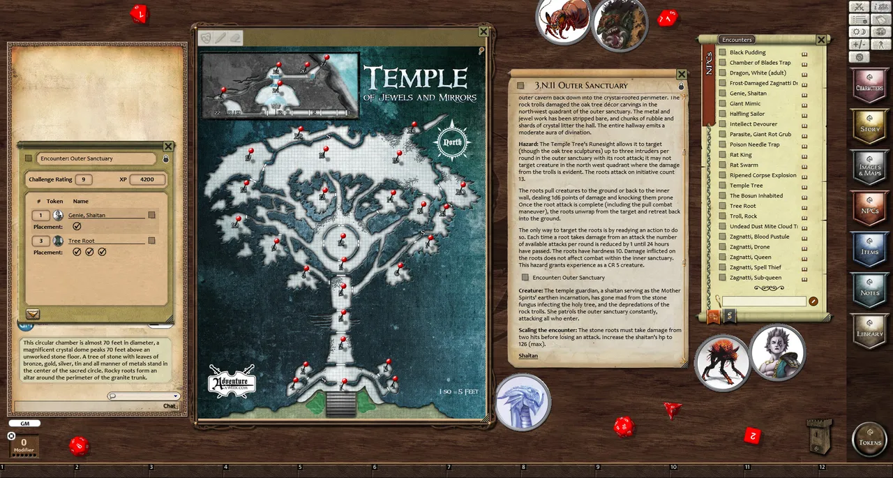 Fantasy Grounds - 3.5E/PFRPG: SH2: The Temple of Jewels and Mirrors Screenshot 2