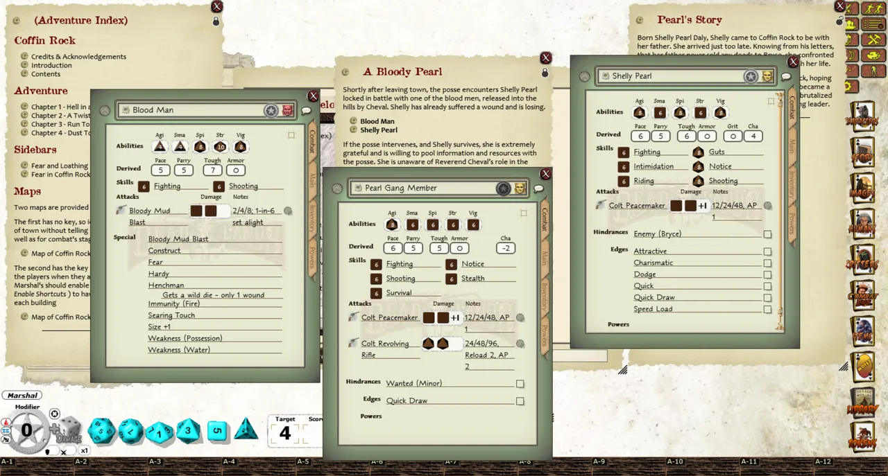 Fantasy Grounds - Deadlands Reloaded: Coffin Rock Screenshot 3