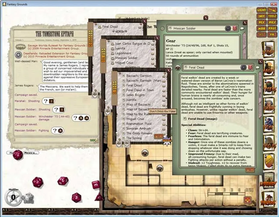 Fantasy Grounds - Deadlands Reloaded: Don't Drink the Water Screenshot 2
