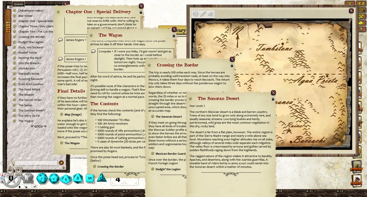 Fantasy Grounds - Deadlands Reloaded: Don't Drink the Water Screenshot 3
