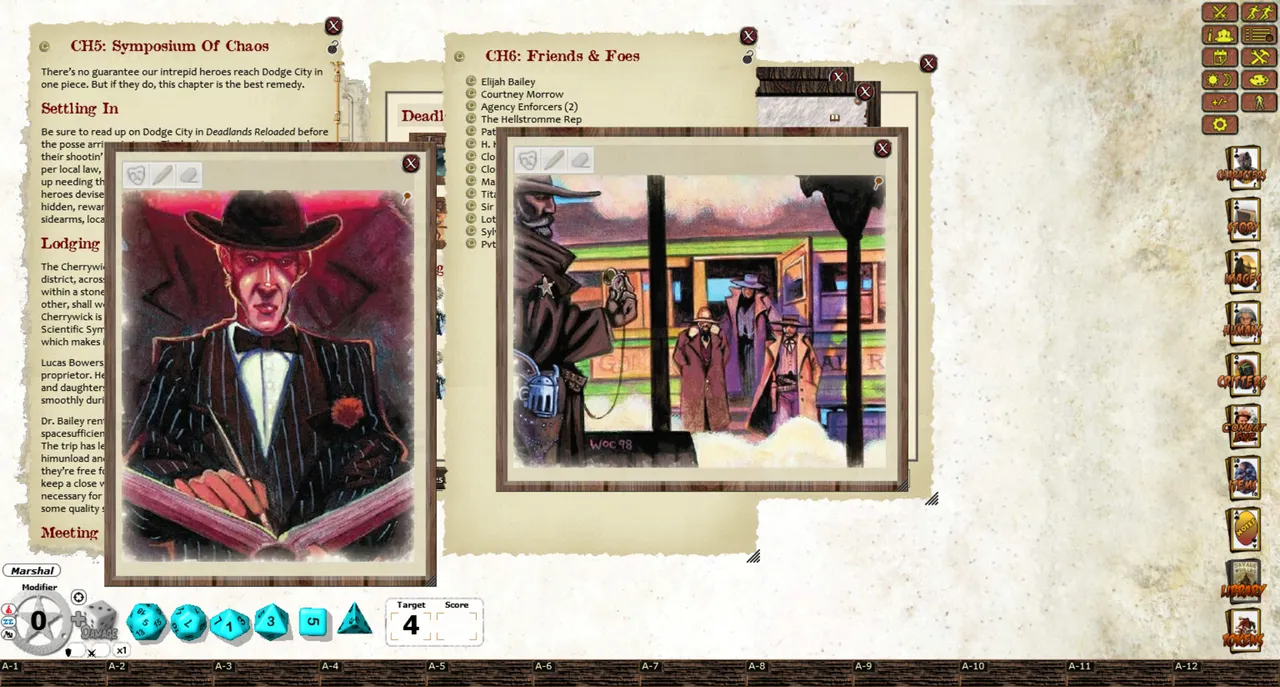 Fantasy Grounds - Deadlands Reloaded: Murder on the Hellstromme Express Screenshot 2