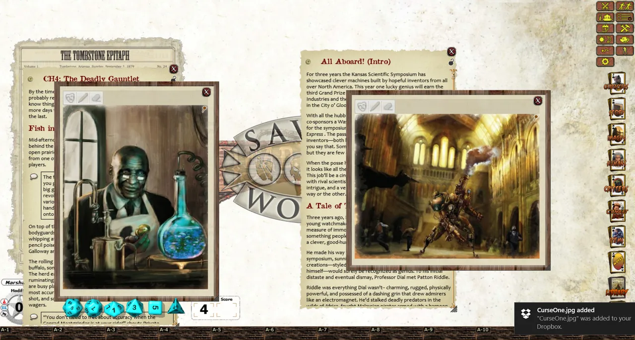 Fantasy Grounds - Deadlands Reloaded: Murder on the Hellstromme Express Screenshot 0