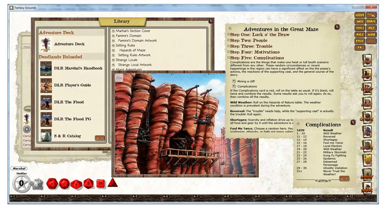 Fantasy Grounds - Deadlands Reloaded: The Flood Screenshot 4