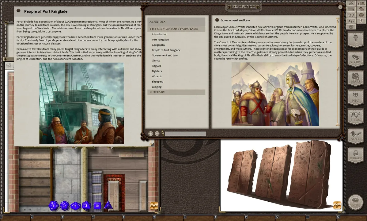 Fantasy Grounds - Trail of the apprentice: The King's Curse Screenshot 1