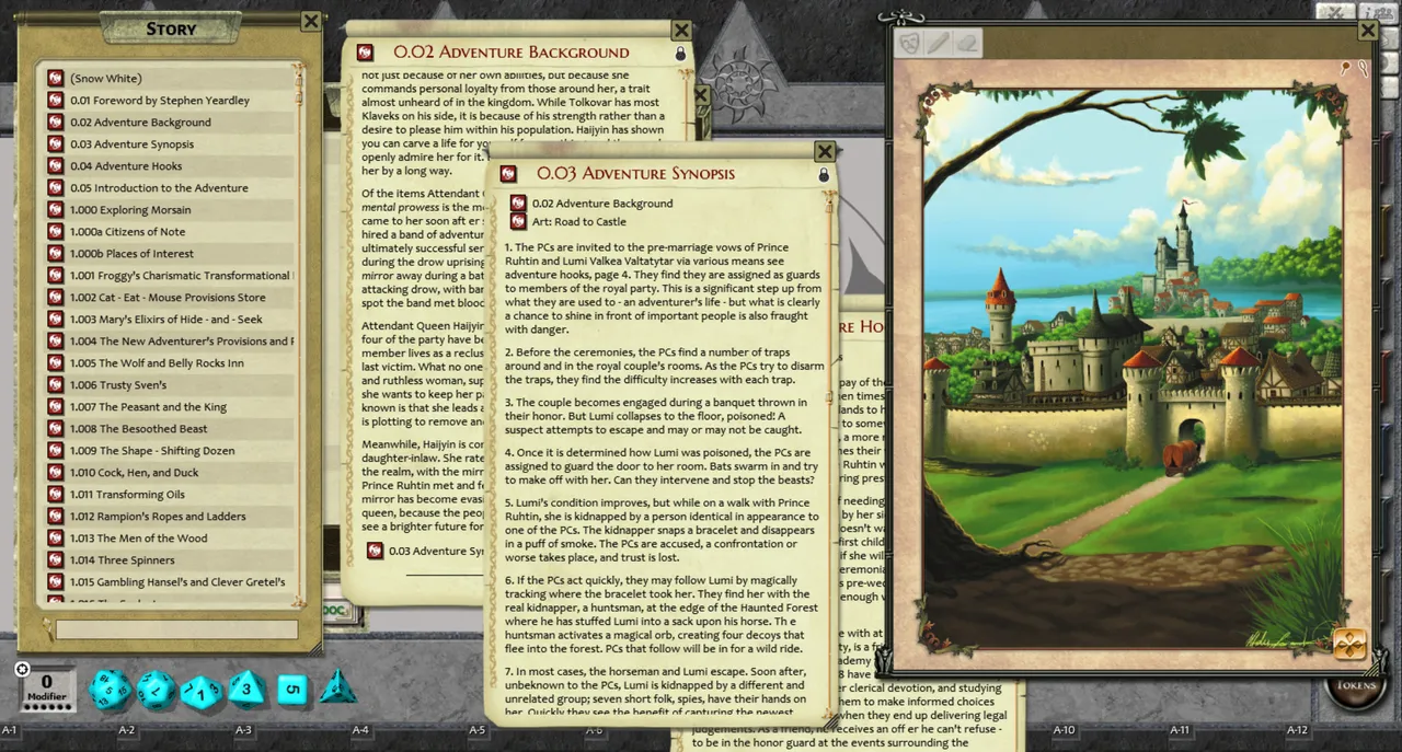 Fantasy Grounds - Snow White (PFRPG) Screenshot 1