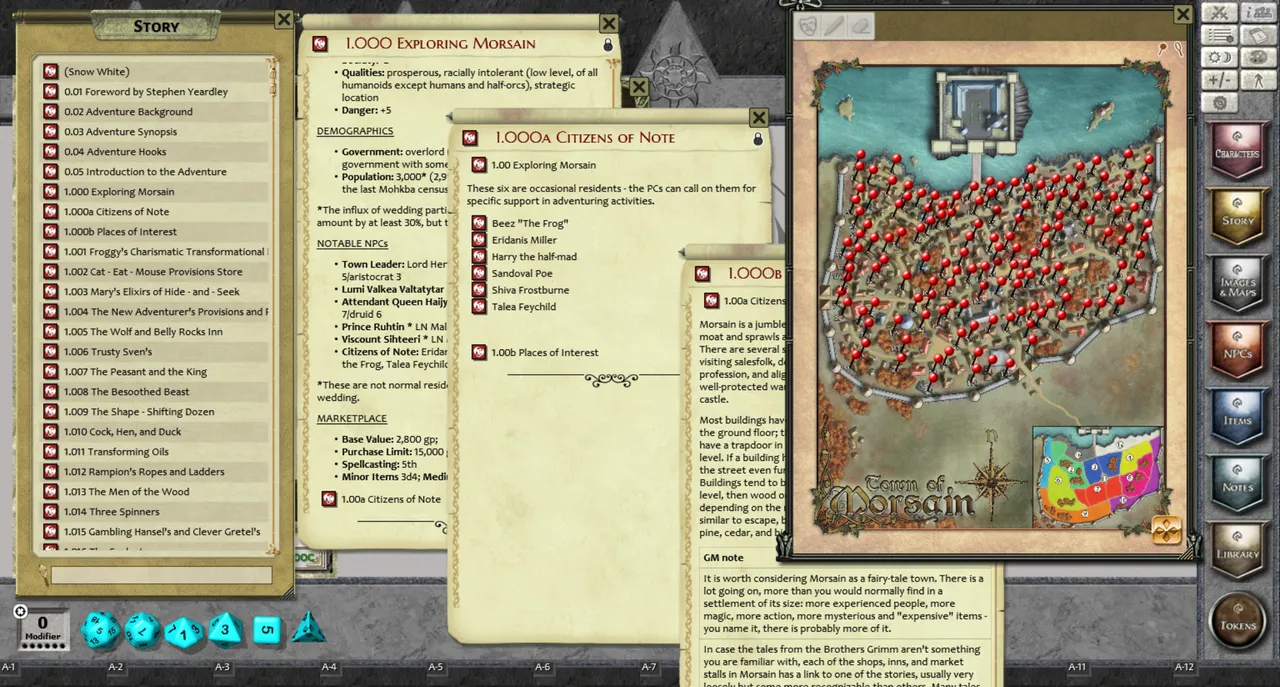Fantasy Grounds - Snow White (PFRPG) Screenshot 2