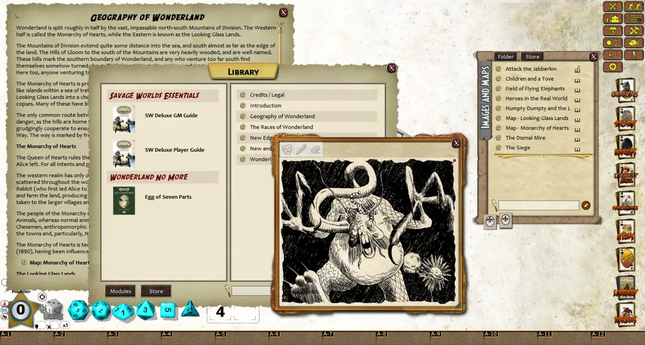 Fantasy Grounds - Wonderland No More: Egg of Seven Parts Screenshot 0