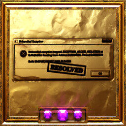 Unhandled Exception icon