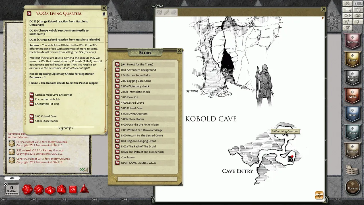 Fantasy Grounds - A04: Forest for the Trees (PFRPG) Screenshot 3