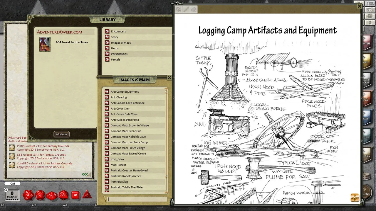 Fantasy Grounds - A04: Forest for the Trees (PFRPG) Screenshot 2