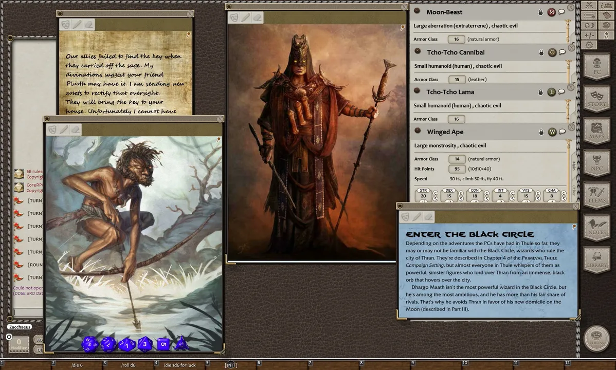 Fantasy Grounds - Primeval Thule: Secret of the Moon-Door (5E) Screenshot 2
