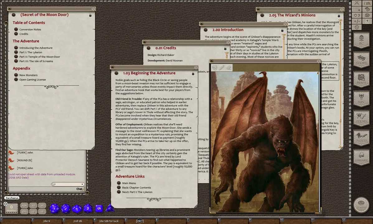 Fantasy Grounds - Primeval Thule: Secret of the Moon-Door (5E) Screenshot 0