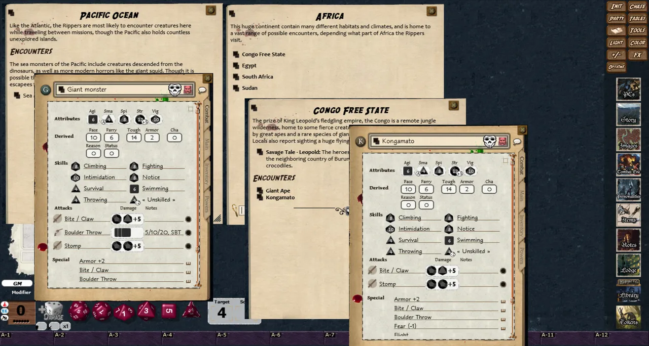 Fantasy Grounds - Savage Worlds - Rippers Resurrected: Game Master's Handbook Screenshot 0