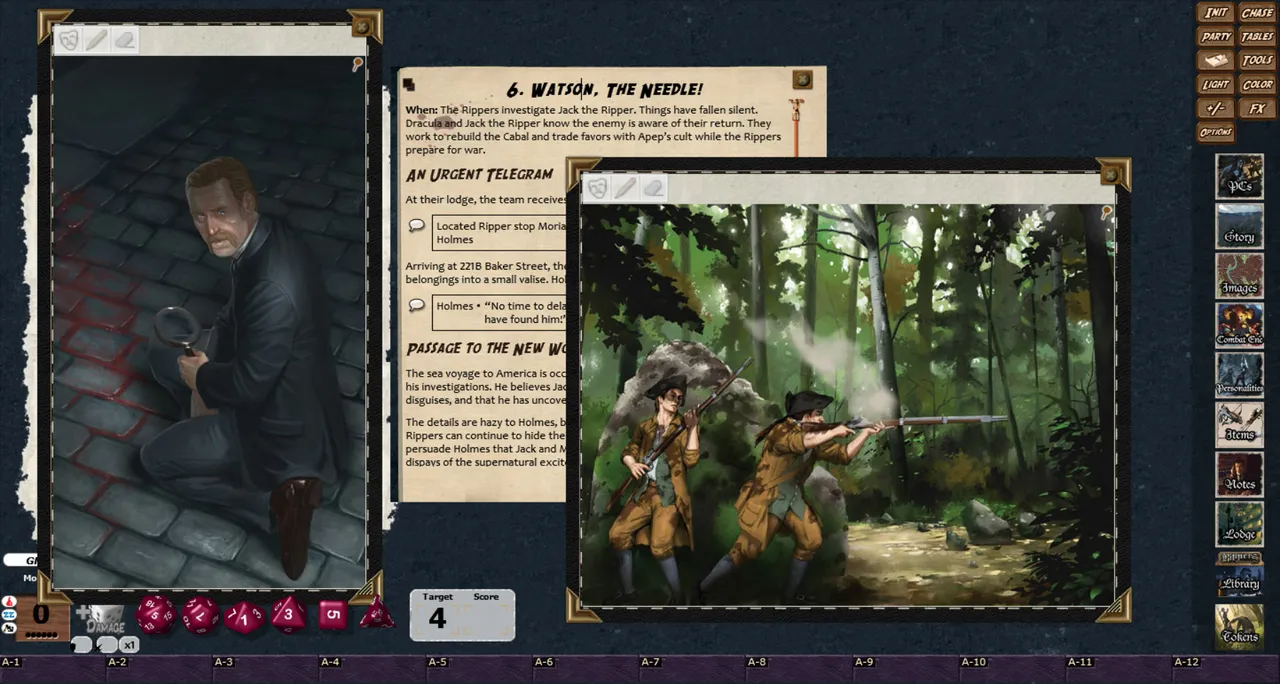 Fantasy Grounds - Savage Worlds - Rippers Resurrected: Game Master's Handbook Screenshot 1