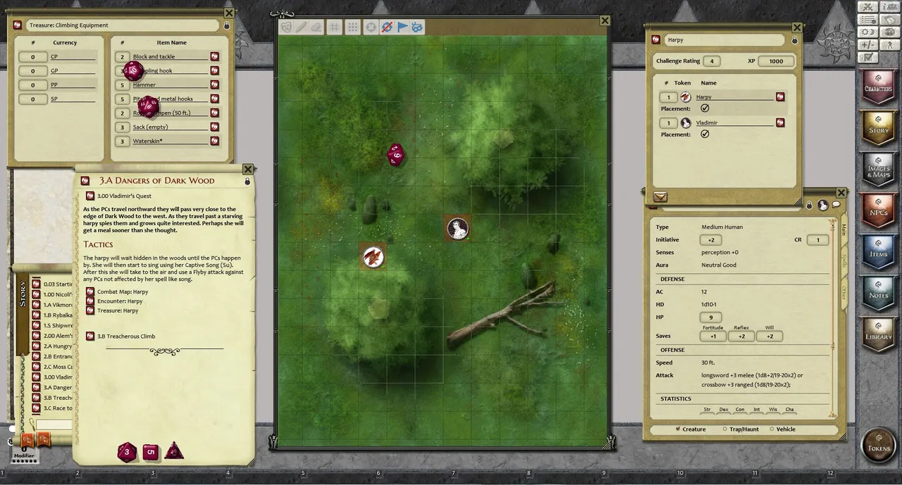Fantasy Grounds - A05: Winter Flower (PFRPG) Screenshot 1