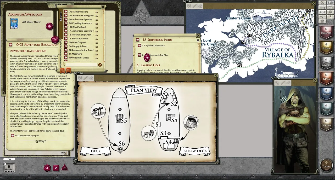 Fantasy Grounds - A05: Winter Flower (PFRPG) Screenshot 2