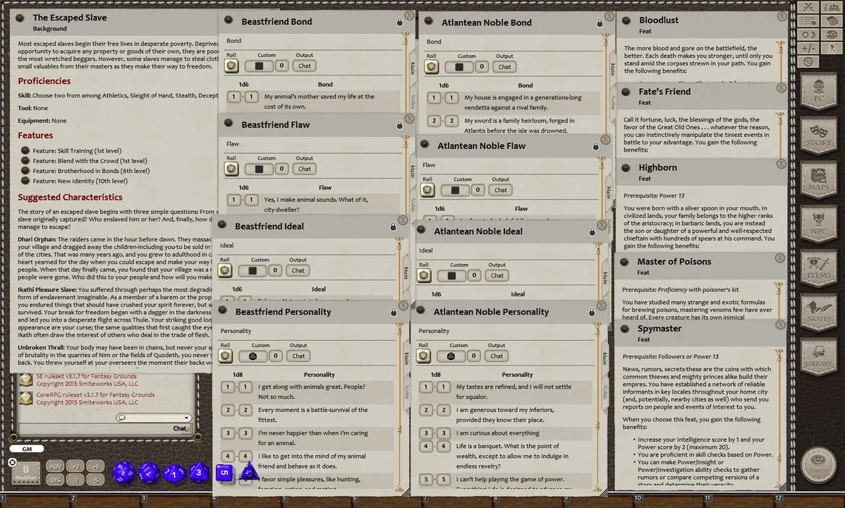 Fantasy Grounds - Primeval Thule: Player's Companion (5E) Screenshot 0