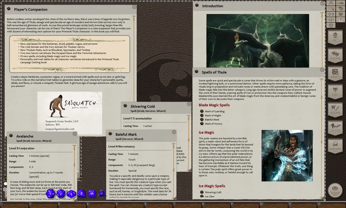Fantasy Grounds - Primeval Thule: Player's Companion (5E) Screenshot 2