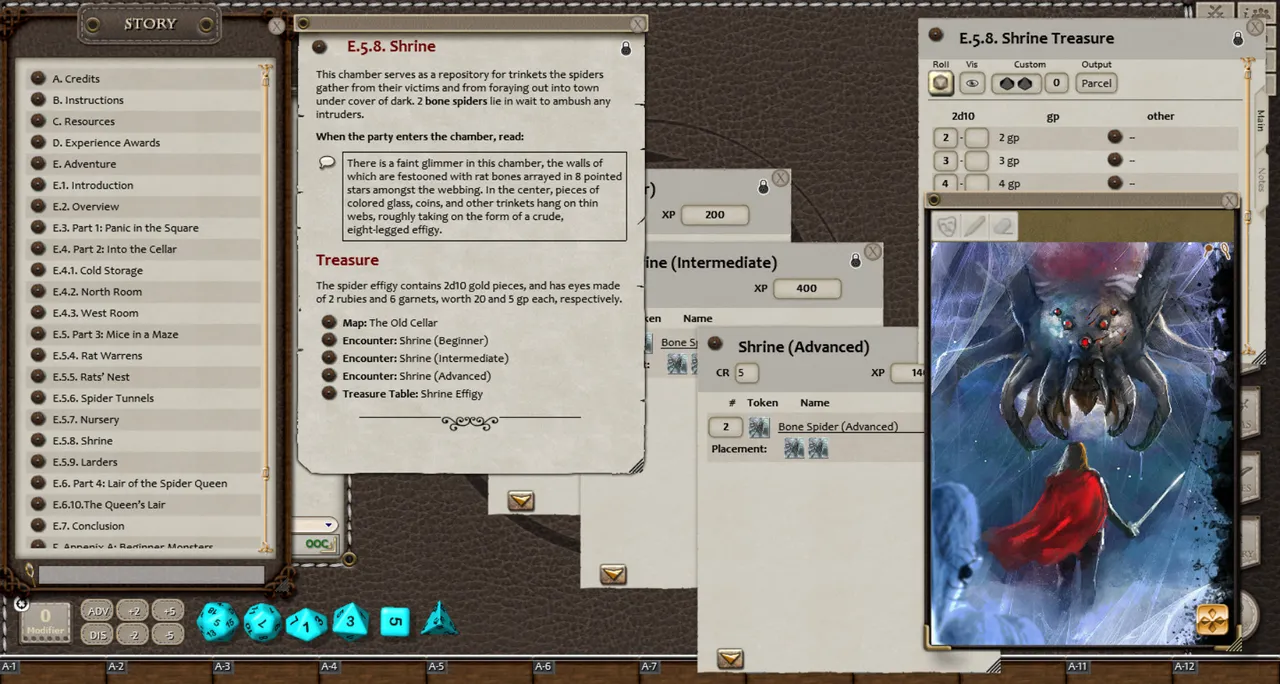Fantasy Grounds - Heroes of High Fantasy: Creaking in the Dark (5E) Screenshot 1