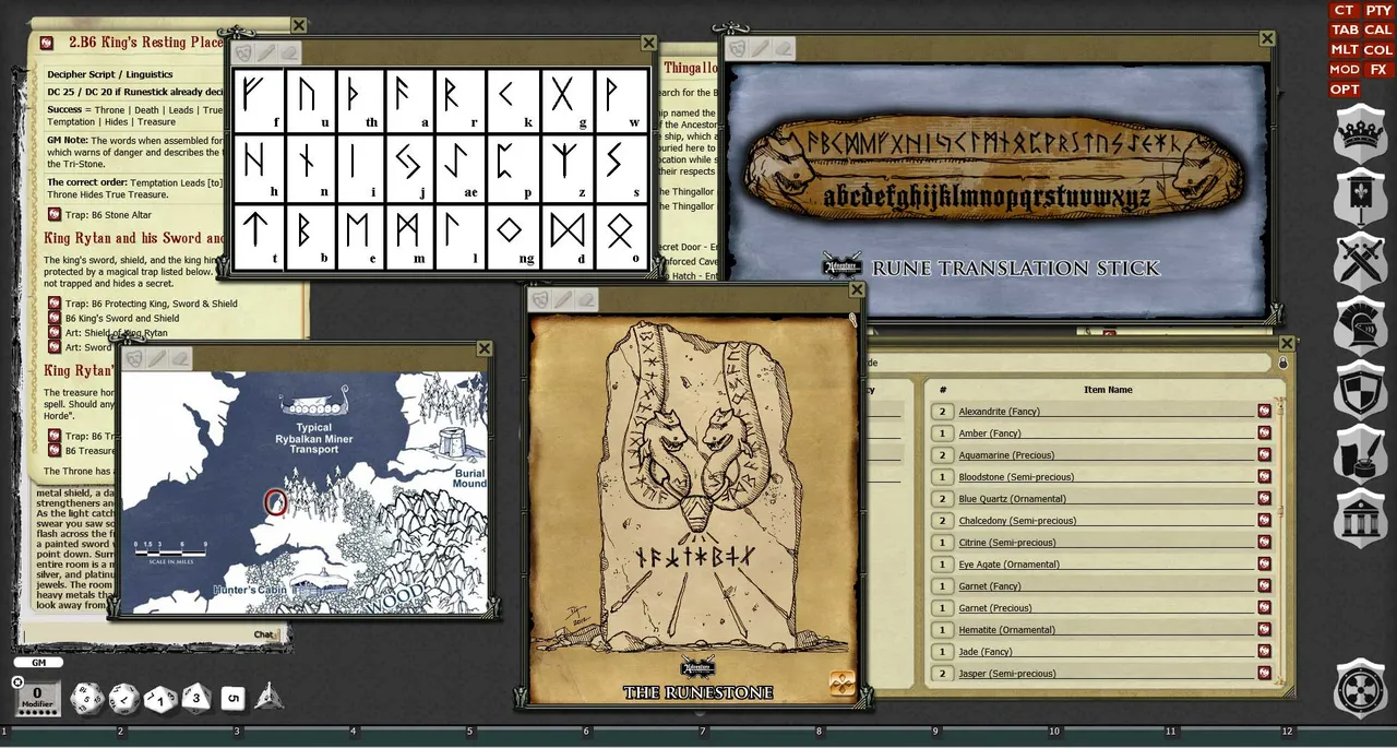 Fantasy Grounds - A08: Search For The Tri-Stone (PFRPG) Screenshot 3