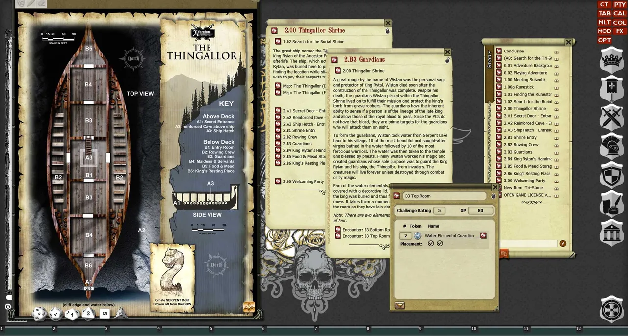 Fantasy Grounds - A08: Search For The Tri-Stone (PFRPG) Screenshot 2