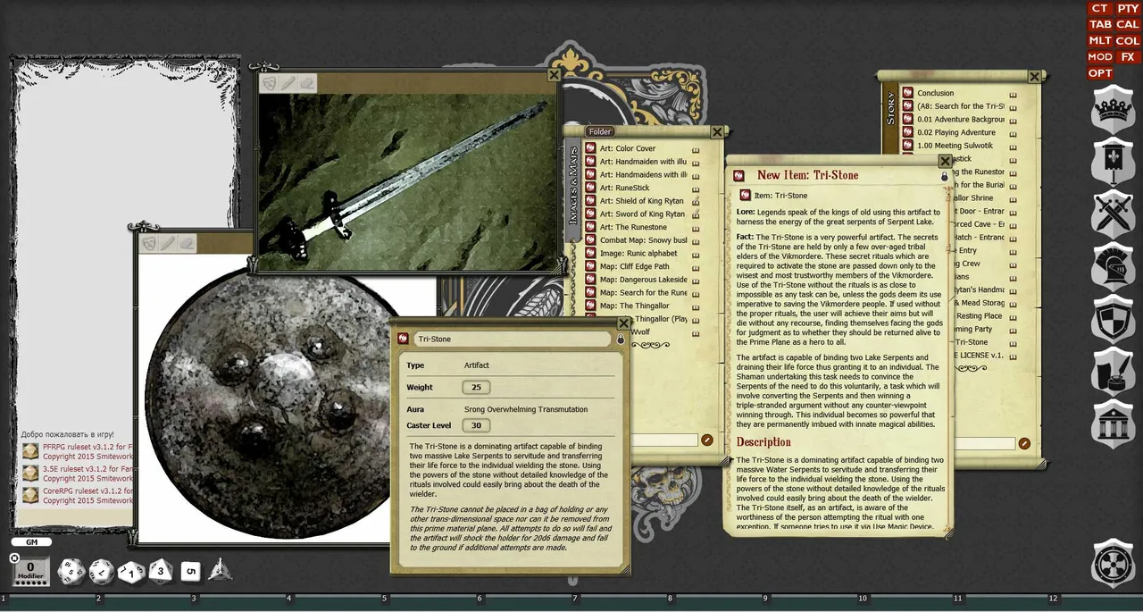 Fantasy Grounds - A08: Search For The Tri-Stone (PFRPG) Screenshot 0