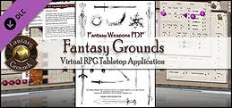 Fantasy Grounds - Rolemaster Classic: Fantasy Weapons